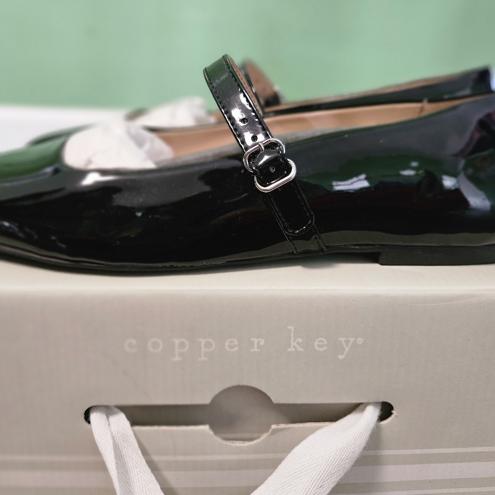 Copper Key Black Mary Jane Sweetie Flats - Picture 6 of 9